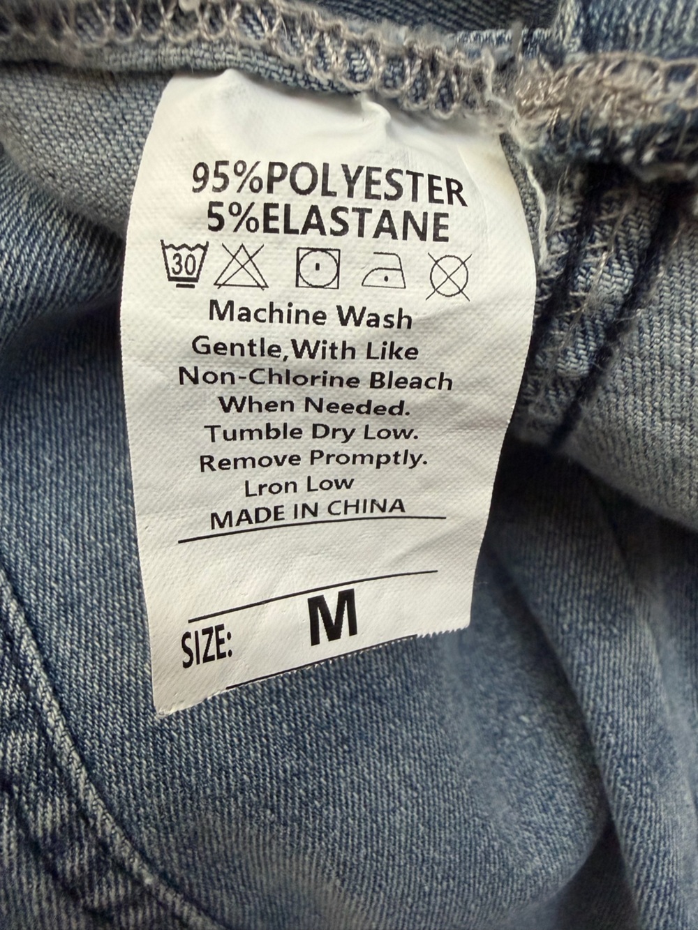 NWOT Blue Denim Midi Dress with Front Zip and Side Slit, Medium - Picture 6 of 7